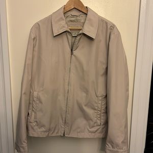 Banana republic cream medium windbreaker